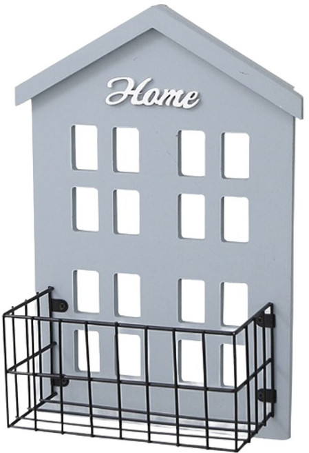 선빛 컬러홈 벽걸이 수납 선반, 그레이, 1단