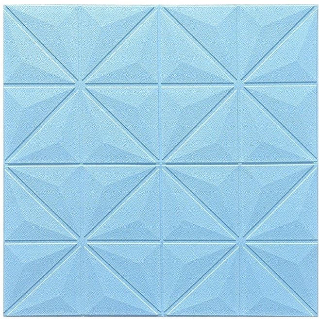 EVESELLER 홈인테리어 XPE 폼블럭 벽지, 라이트 블루, 1개