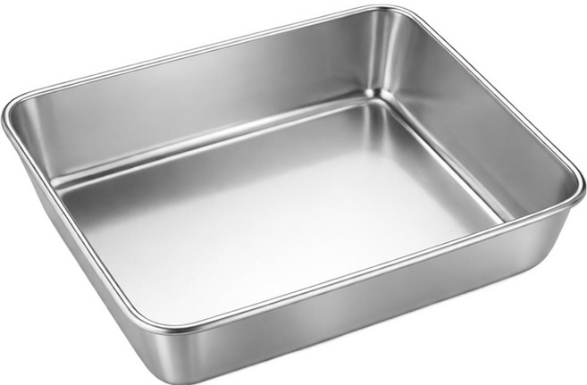 발룬피니 연마제 없는 강화 스텐 사각 밧드, 1개, 단품