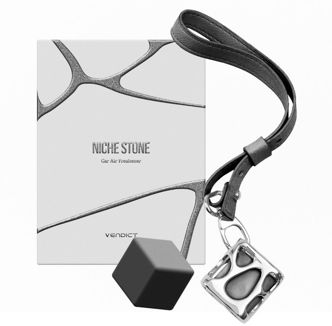 벤딕트 규조토 차량용 니치스톤 방향제, 1개, 케이프코드