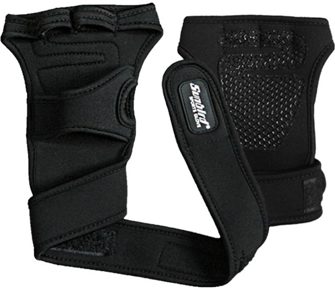 썬버드 스포츠 헬스장갑 양손착용 세트 SB880, 블랙, 1세트