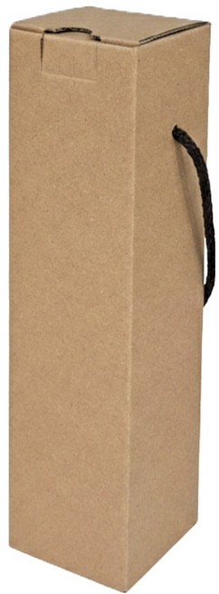 행복술술 튼튼 와인 오일 참기름 박스 사각, 브라운, 10개