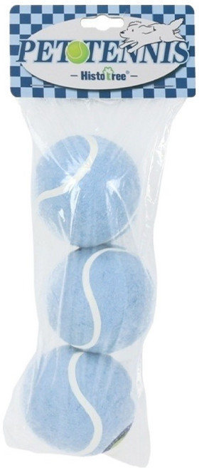 히스토트리 강아지 탄력 공놀이 훈련용 장난감 3p, 블루, 1개