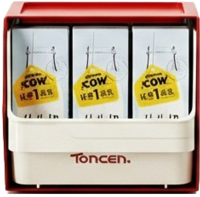 스윗콩 다용도 슬라이딩 수납함, 레드, 1개