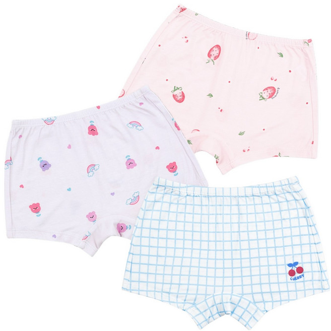 메이키즈 주니어용 무형광 어썸베리 모달 드로즈 3종