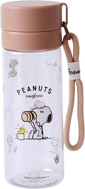norns Peanuts史努比Tritan透明水壺, 休閒時刻, 1個, 550ml