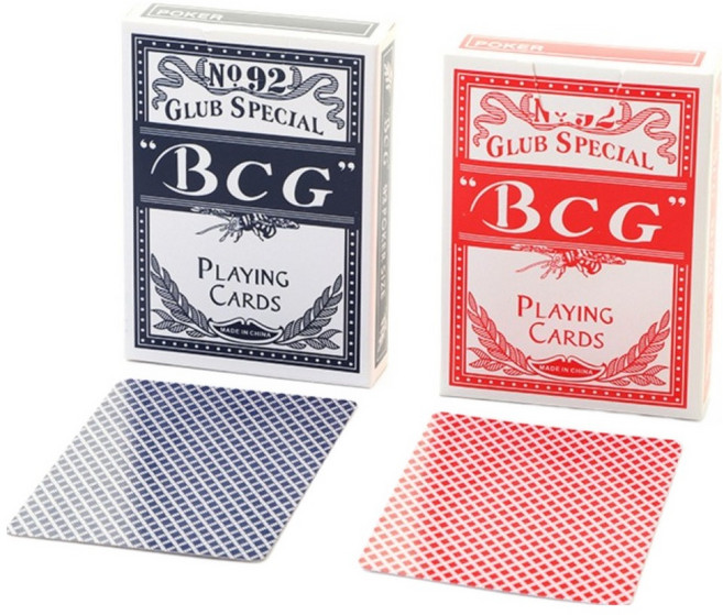 보아미 트럼프카드 2종 세트, 레드, 블루, 1세트