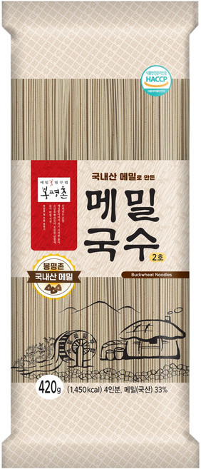 봉평촌 메밀국수 2호, 420g, 1개