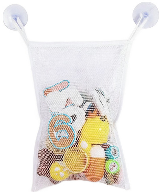 베냥미 베이직 욕실 그물망 장난감 정리함, 화이트, 1개
