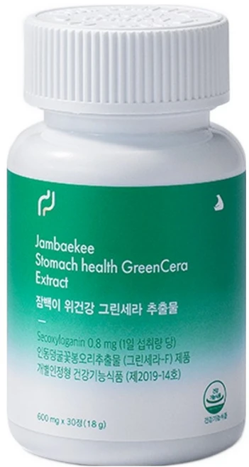 잠백이 위건강 그린세라 추출물 18g, 30정, 1개 - 쿠팡