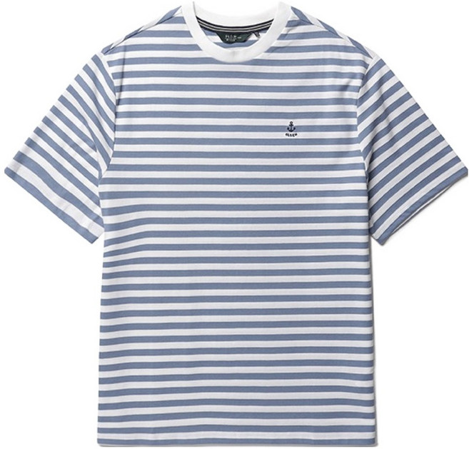 올젠 남성용 유스 스트라이프 반팔 티셔츠 ZME2TR1902
