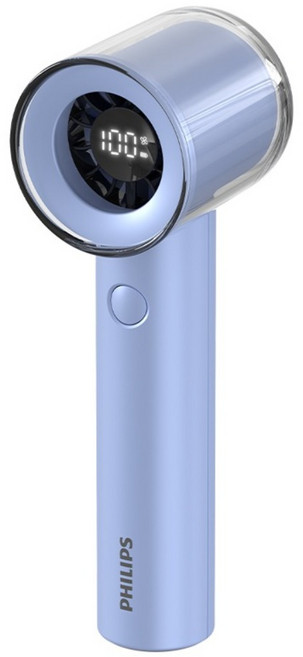 PHILIPS 飛利浦 高速100檔手持風扇, 清風藍, ACR3222BPF