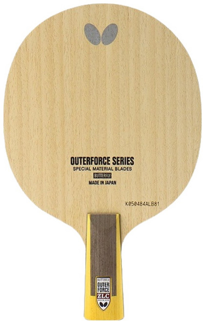 BUTTERFLY Outer Force ZLC CS 中國式直拍桌球拍, 1個, Outer Force ZLC - CS / 24270
