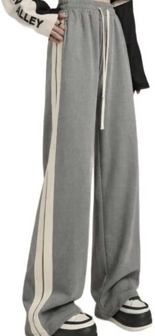 리틀크루 주니어 아동용 사이드 투라인 스트릿 와이드 팬츠