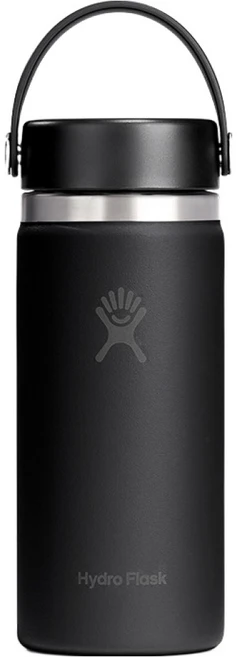 하이드로플라스크 와이드 플렉스캡 텀블러, 블랙 NEW, 473ml, 1개 - 쿠팡