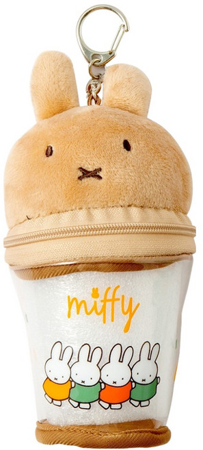 STUDIO EIGHT Miffy 果凍鑰匙圈包, 米色, 1個