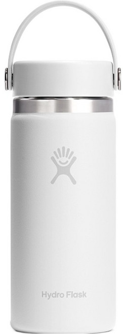 하이드로플라스크 와이드 플렉스캡 텀블러, 화이트 NEW, 473ml, 1개