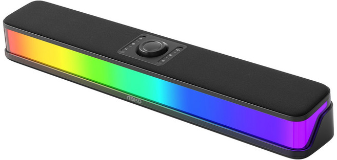 앱코 그래비티 블루투스 5.3 TWS 게이밍 스피커, SP56, 블랙