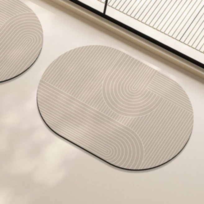 日常圖鑑 珪藻土廚房地墊, 款式 1