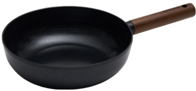 트루쿡 인덕션 IH 세라믹 궁중팬 월넛 블랙, 28cm, 1개