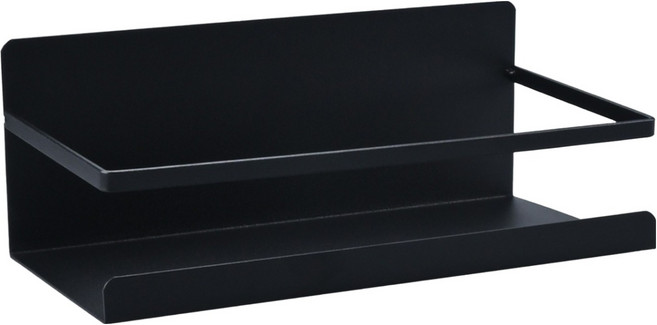 켈본 냉장고 자석 선반 주방 수납 정리 선반, 블랙, 1개