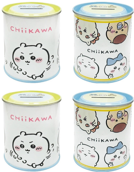 대원미디어 먼작귀(치이카와) 미니 저금통 2종 x 2p 세트, 혼합색상, 1세트