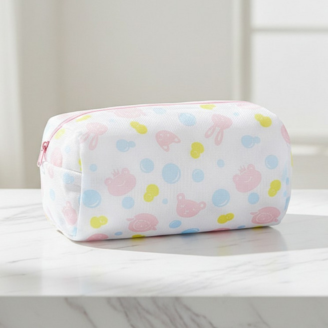 몰투데이 옷지킴 속옷 양말 세탁망 원통형 35 x 20 cm, 혼합색상, 1개