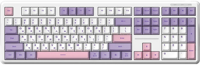 아콘 프리플로우 AK22 OSCAFE 멤브레인 유선 저소음 사무용 키보드, 타로라떼, archon AK22 OSCAFE