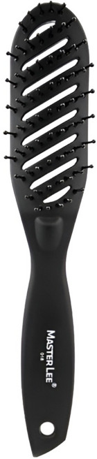 마스터리 볼륨업 스타일링 벤트 헤어 브러쉬, 블랙, 1개