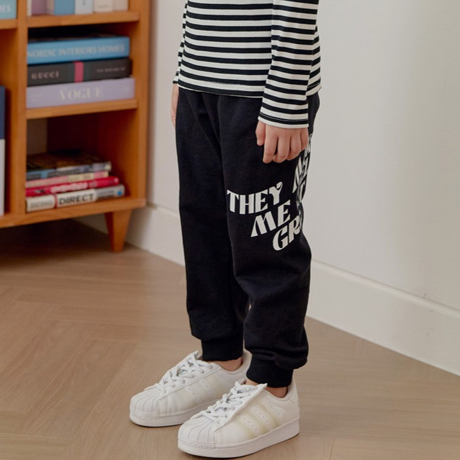 유라비 아동용 필그레잇 면 조거 팬츠