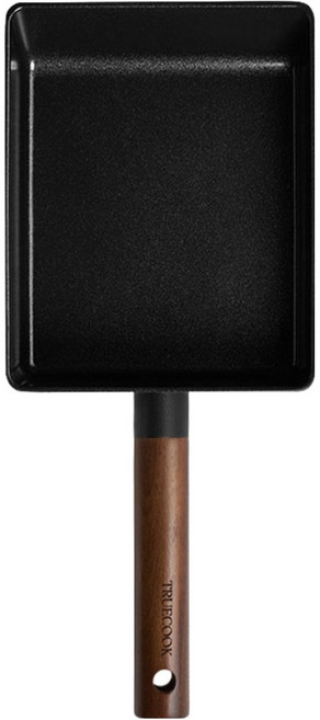 트루쿡 인덕션 IH 북미산 월넛 세라믹 미니 계란말이팬 블랙, 20cm, 1개