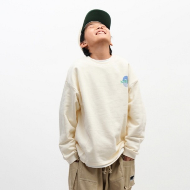 CIRCLE Oversize 側邊羅紋運動衫