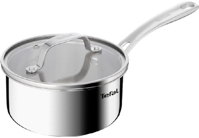 테팔 인덕션 퍼펙트 레지스트 편수냄비, 16cm, 스테인리스 스틸, 1개