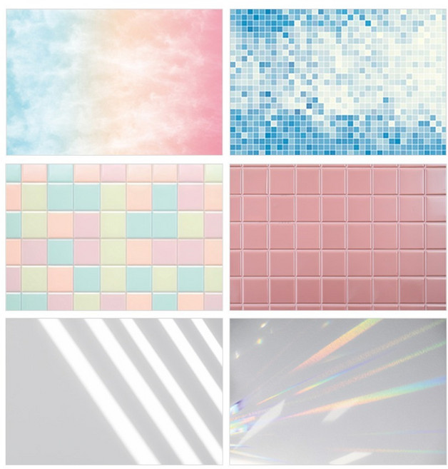 대한 양면 사진 촬영 배경지 셀프 소품 음식 촬영용 배경판 3종, 1세트, 스페셜 type A