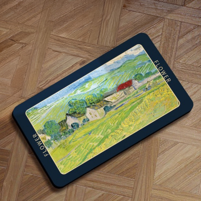 일상도감 플라워패턴 규조토 주방매트, 타입 7