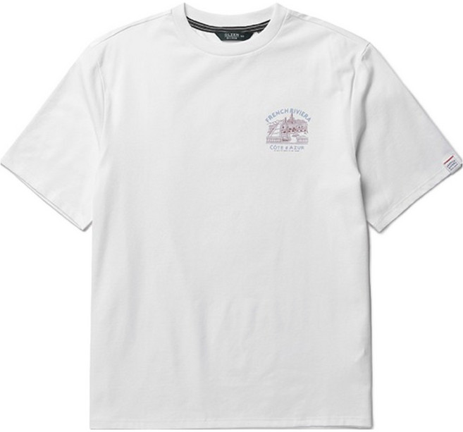 올젠 남성용 유스 그래픽 반팔 티셔츠 ZME2TR1302_WTA