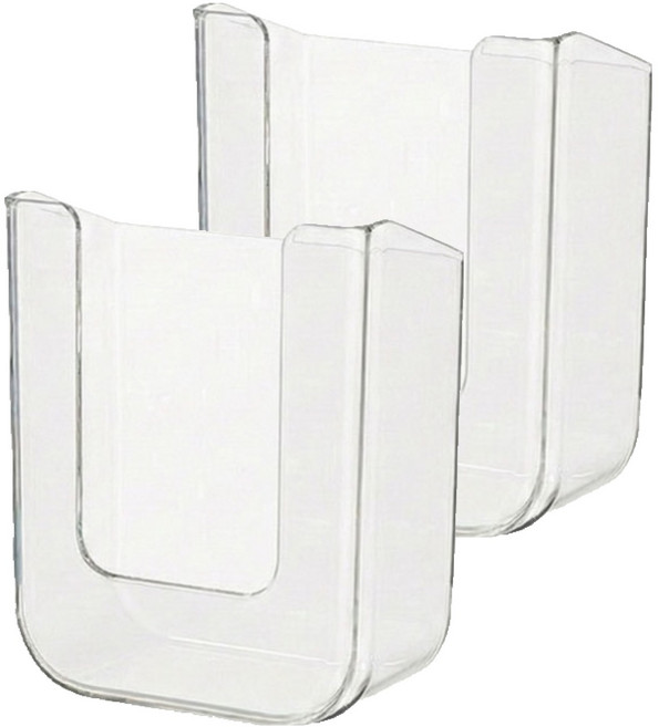 아이딥 무타공 물티슈 커버 케이스 보관함 거치대 2개, 1개