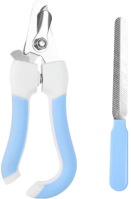 둥둥펫 반려동물 네일케어 발톱깎이 + 다듬기 세트, 블루, 1세트