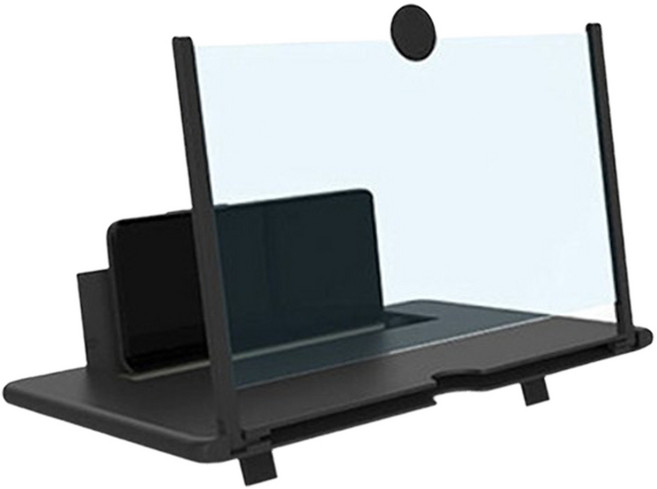 나린하우스 휴대폰 화면 확대기 10 / 12 / 14 빔 프로젝터 거치대, 블랙, 1개, NH-EM101214