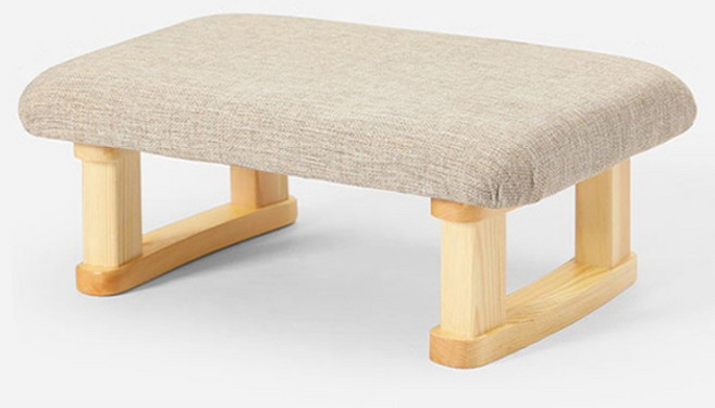 Mabso Shop 溫暖布藝迷你凳 腳凳 HR2583, 米色