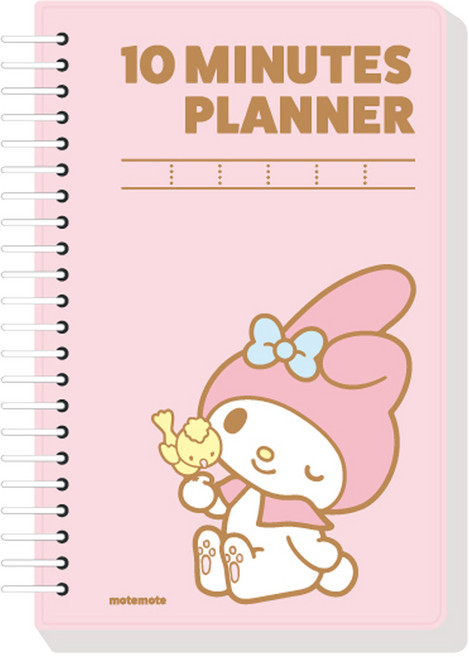 모트모트 산리오캐릭터즈 텐미닛 플래너 100DAYS, 마이멜로디, 1개