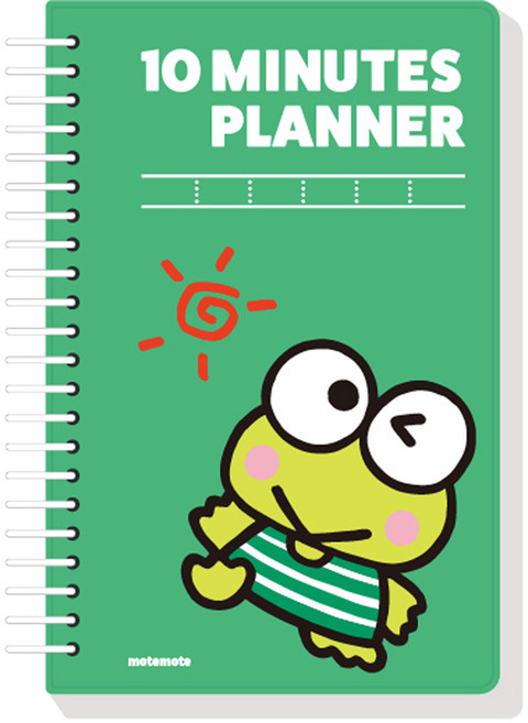 모트모트 산리오캐릭터즈 텐미닛 플래너 100DAYS, 케로케로케로피, 1개