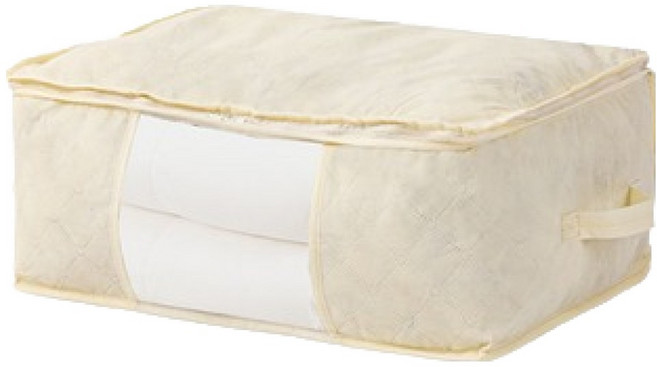 타이탄 이불 정리 수납 보관함, 베이지색, 1개