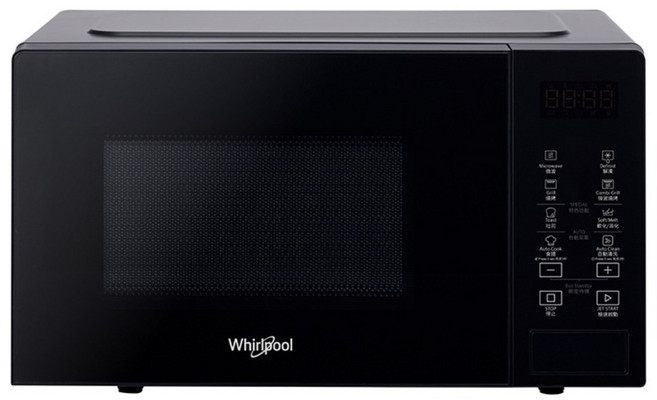 Whirlpool 惠而浦 燒烤微波爐 20L 迷霧黑, MWP203EBT