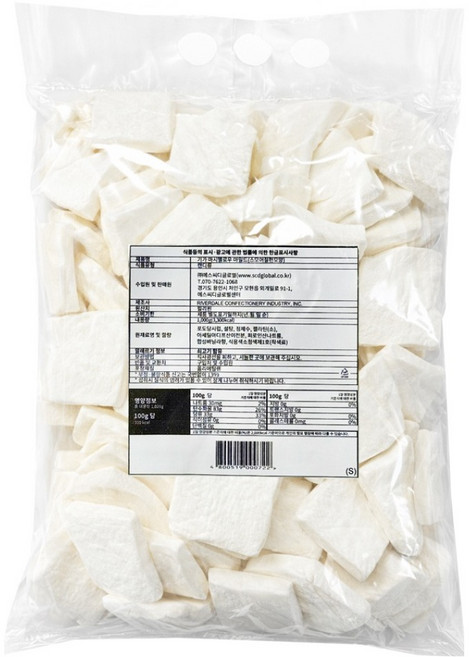 기가 마시멜로우 마일드 스모어절편모양, 1kg, 1개