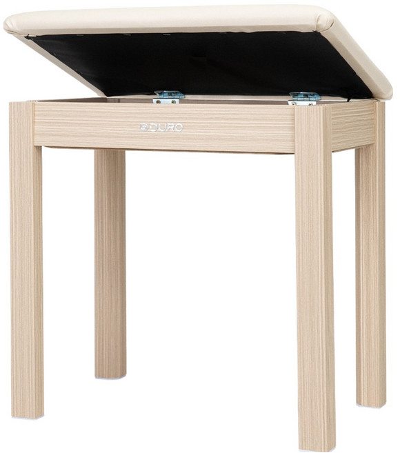 듀로악기 원목 수납식 전자 디지털 피아노 의자 DPC11S, 메이플, 1개