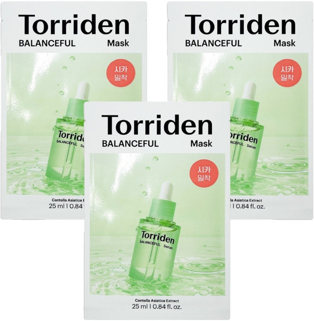 토리든 밸런스풀 시카 마스크, 1개입, 3개