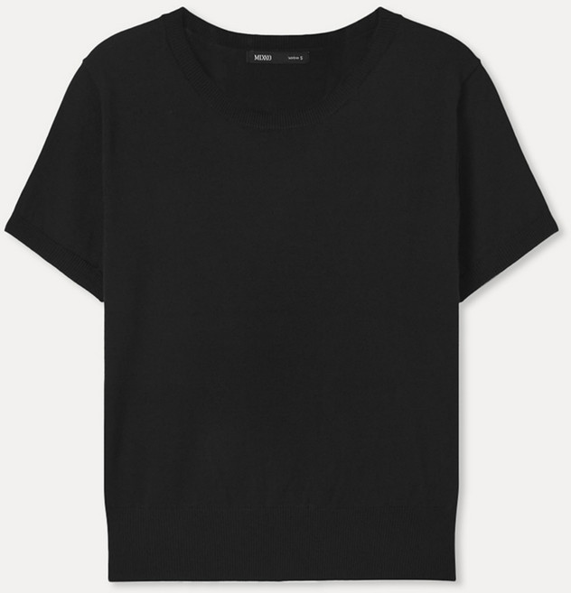 미쏘 여성용 에센셜 반팔 풀오버 니트