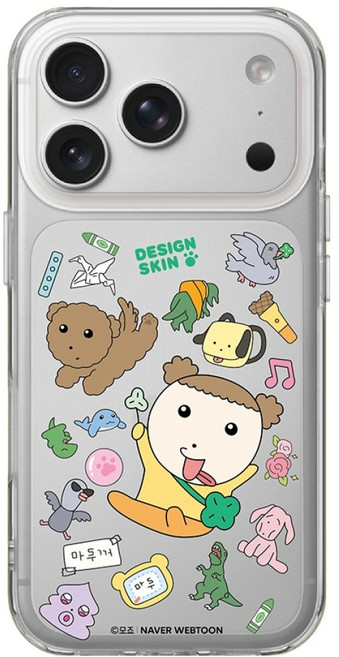 DESIGNSKIN 클리어 그래픽 마루는 강쥐1 휴대폰 케이스