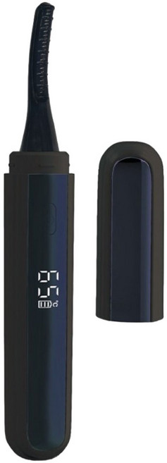 FUGU BEAUTY 電動捲燙睫毛器, 1個, 黑藍色